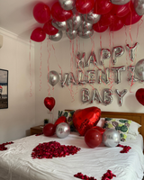 Balloon Decoration: Bedroom