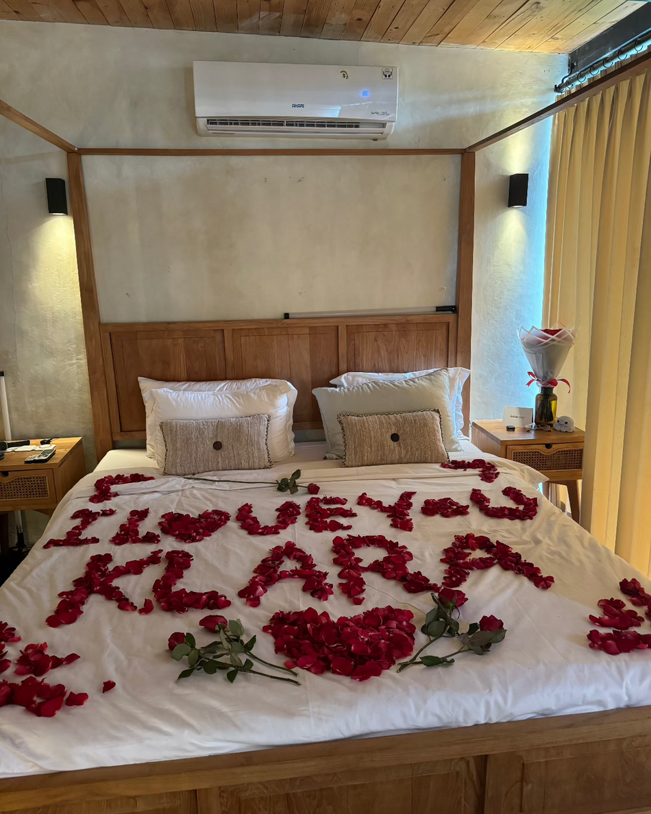 romantic bedroom decoration in bali